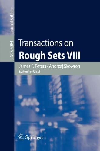 Tapa de Transactions on Rough Sets VIII (Lecture Notes in Computer Science) (v. 8)