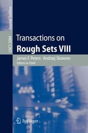 Tapa de Transactions on Rough Sets VIII (Lecture Notes in Computer Science) (v. 8)