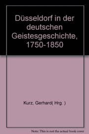 Tapa de Düsseldorf in der deutschen Geistesgeschichte, 1750-1850 (German Edition)