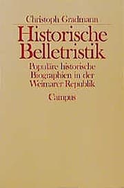 Tapa de Historische Belletristik