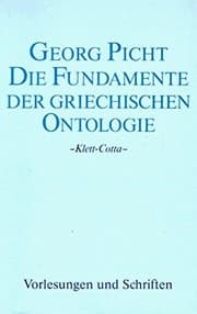 Tapa de Die Fundamente der griechischen Ontologie