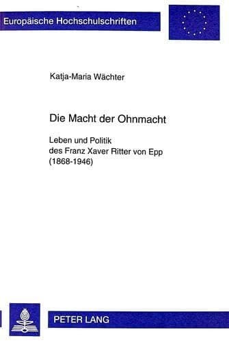 Tapa de Die Macht der Ohnmacht