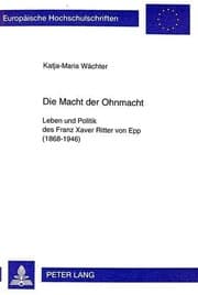 Tapa de Die Macht der Ohnmacht