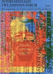 Tapa de Internationales Uwe-Johnson-Forum. Bd. 7 (1998): Beiträge zum Werkverständnis und Materialien zur Rezeptionsgeschichte (German Edition)