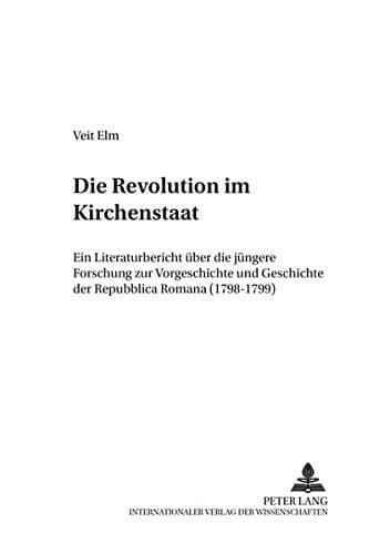 Tapa de Die Revolution im Kirchenstaat