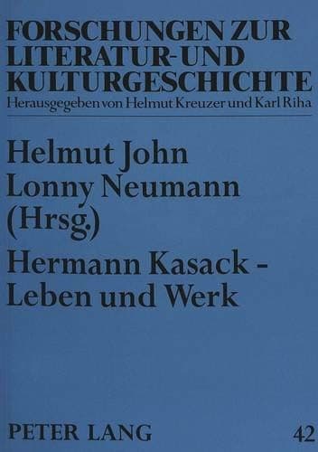 Tapa de Hermann Kasack--Leben und Werk