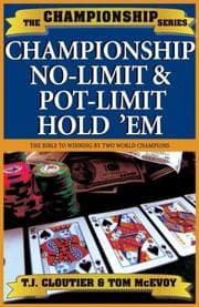 Tapa de Championship no-limit and pot-limit hold'em