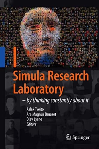 Tapa de Simula Research Laboratory: by Thinking Constantly about it