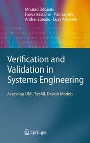 Tapa de Verification and Validation in Systems Engineering: Assessing UML/SysML Design Models