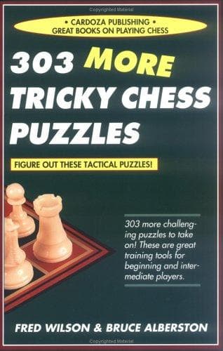 Tapa de 303 more tricky chess puzzles