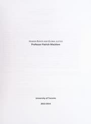 Tapa de Human rights and global justice
