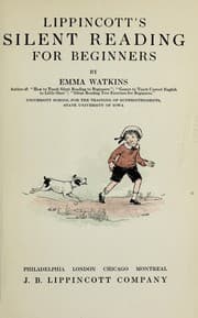 Tapa de Lippincott's silent reading