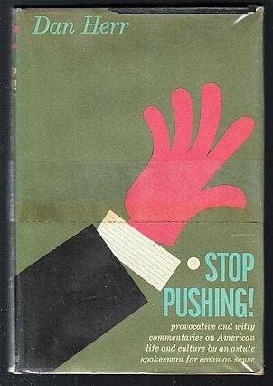 Tapa de Stop pushing!