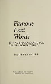 Tapa de Famous last words