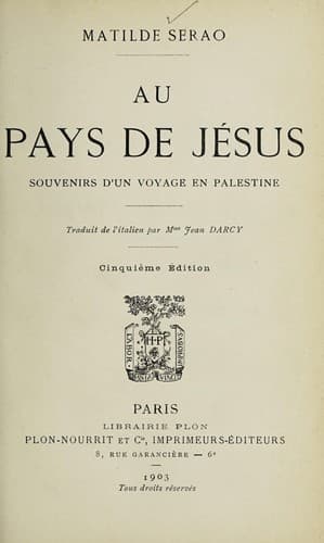 Tapa de Au pays de Jésus