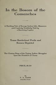 Tapa de In the bosom of the Comanches