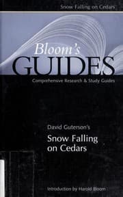 Tapa de David Guterson's Snow Falling on Cedars