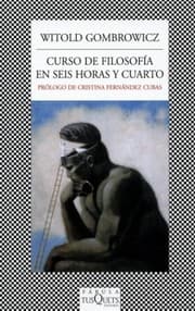 Tapa de Curso de filosofía en seis horas y cuarto