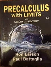 Tapa de Precalculus with limits