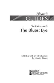 Tapa de Toni Morrison's The bluest eye
