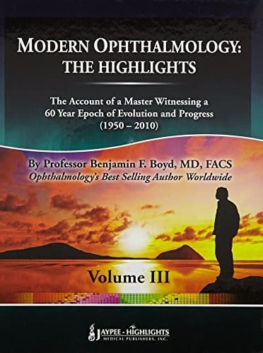Tapa de Modern Ophthalmology: The Highlights Volume III