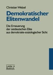 Tapa de Demokratischer Elitenwandel: Die Erneuerung der ostdeutschen Elite aus demokratie-soziologischer Sicht (German Edition)
