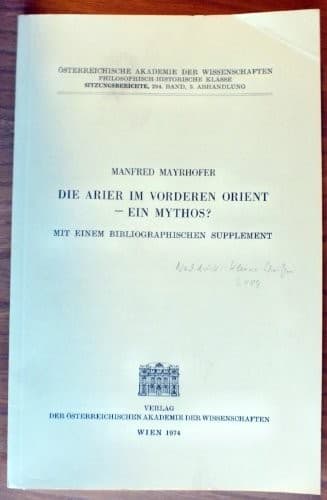 Tapa de Die Arier im Vorderen Orient