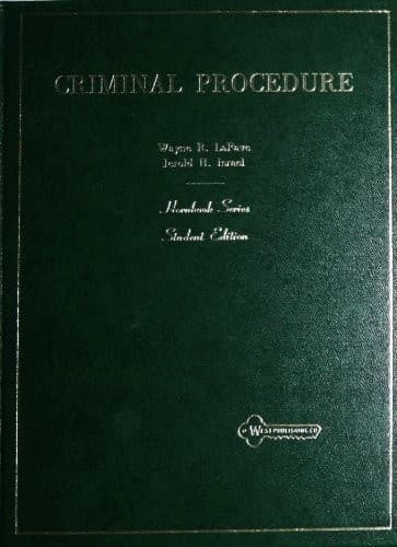 Tapa de Criminal procedure