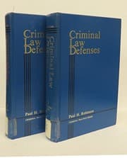 Tapa de Criminal law defenses