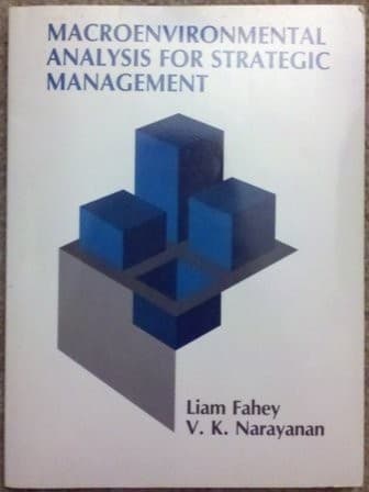 Tapa de Macroenvironmental analysis for strategic management