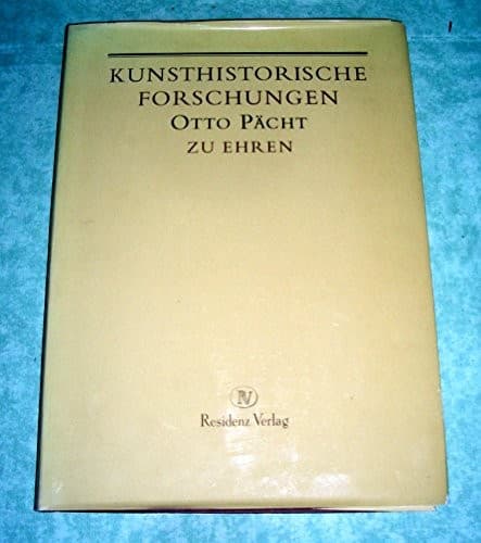 Tapa de Kunsthistorischen Forschungen