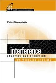 Tapa de Interference Analysis and Reduction for Wireless Systems (Artech House Mobile Communications Series.)