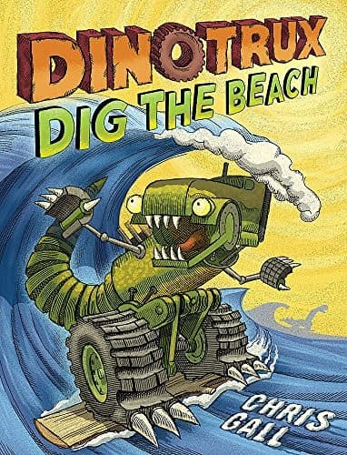 Tapa de Dinotrux Dig the Beach