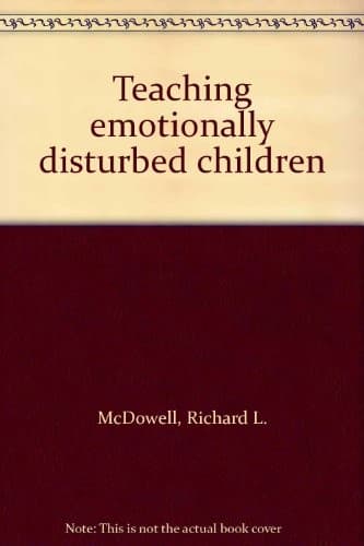 Tapa de Teaching emotionally disturbed children