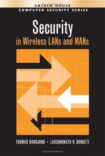 Tapa de Security in wireless LANs and MANs