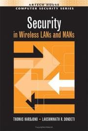 Tapa de Security in wireless LANs and MANs
