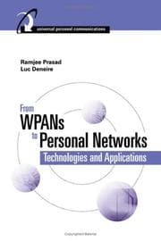 Tapa de From WPANs to personal networks