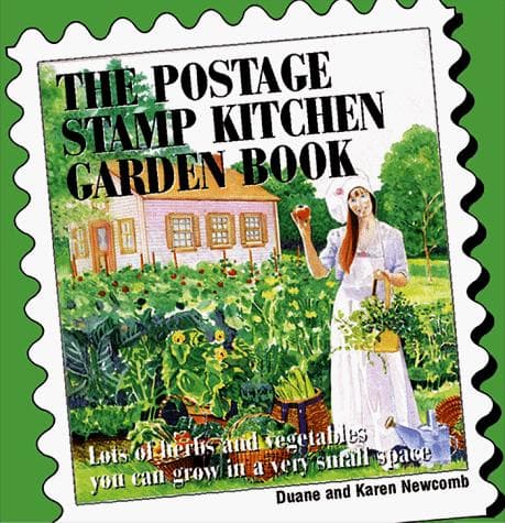 Tapa de The postage stamp kitchen garden book