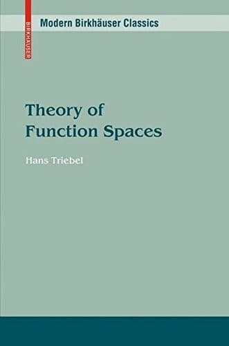 Tapa de Theory of function spaces
