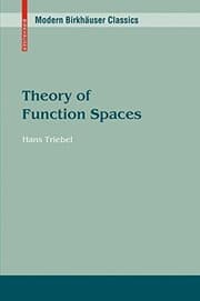 Tapa de Theory of function spaces