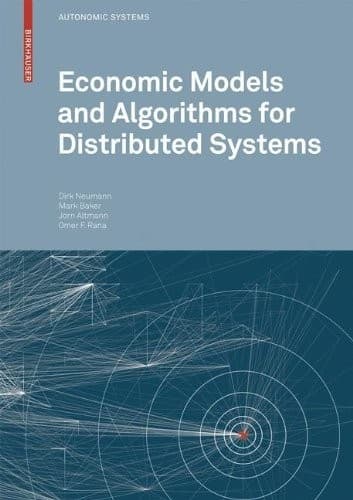 Tapa de Economic Models and Algorithms for Distributed Systems (Autonomic Systems)