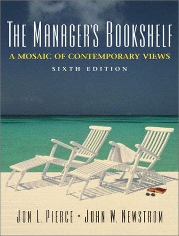 Tapa de The manager's bookshelf