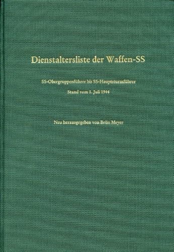 Tapa de Dienstaltersliste der Waffen-SS