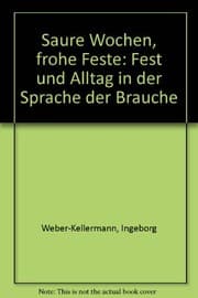 Tapa de Saure Wochen, frohe Feste