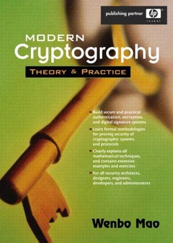 Tapa de Modern Cryptography