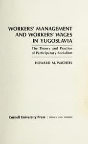 Tapa de Workers' management and workers' wages in Yugoslavia