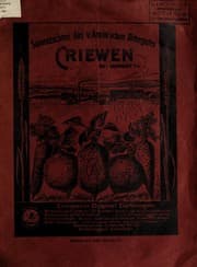 Tapa de Samenzuchten des v. Arnim'schen Rittergules, Criewen bei Schwedt A/O