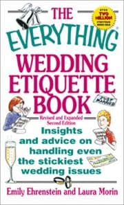 Tapa de The Everything Wedding Etiquette Book