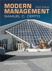 Tapa de Modern management