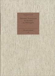 Tapa de Descartes' Konzeption Des Systems Der Philosophie (Basler Studien Zur Deutschen Sprache Und Literatur,) (German Edition)